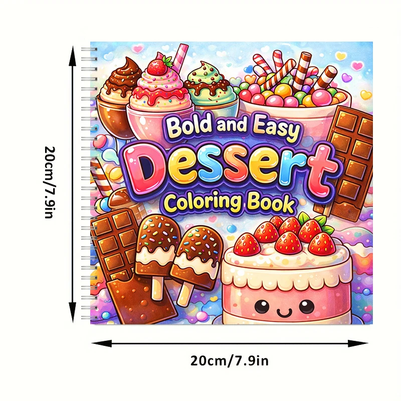 Livre de coloriage facile sur  - Food And Snacks Coloring Book avis et prix