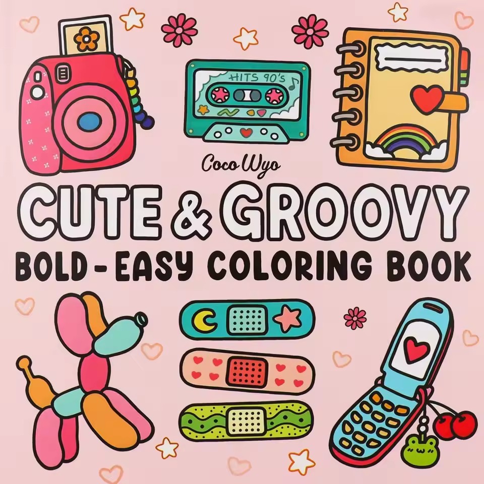 Livre de coloriage groovy mign - Food And Snacks Coloring Book avis et prix