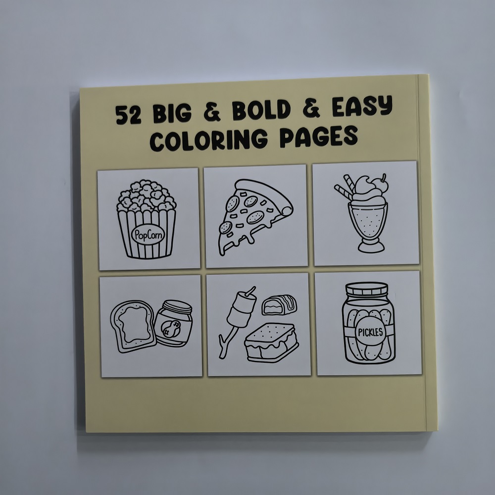 Livre de coloriage pour adulte - Food And Snacks Coloring Book avis et prix