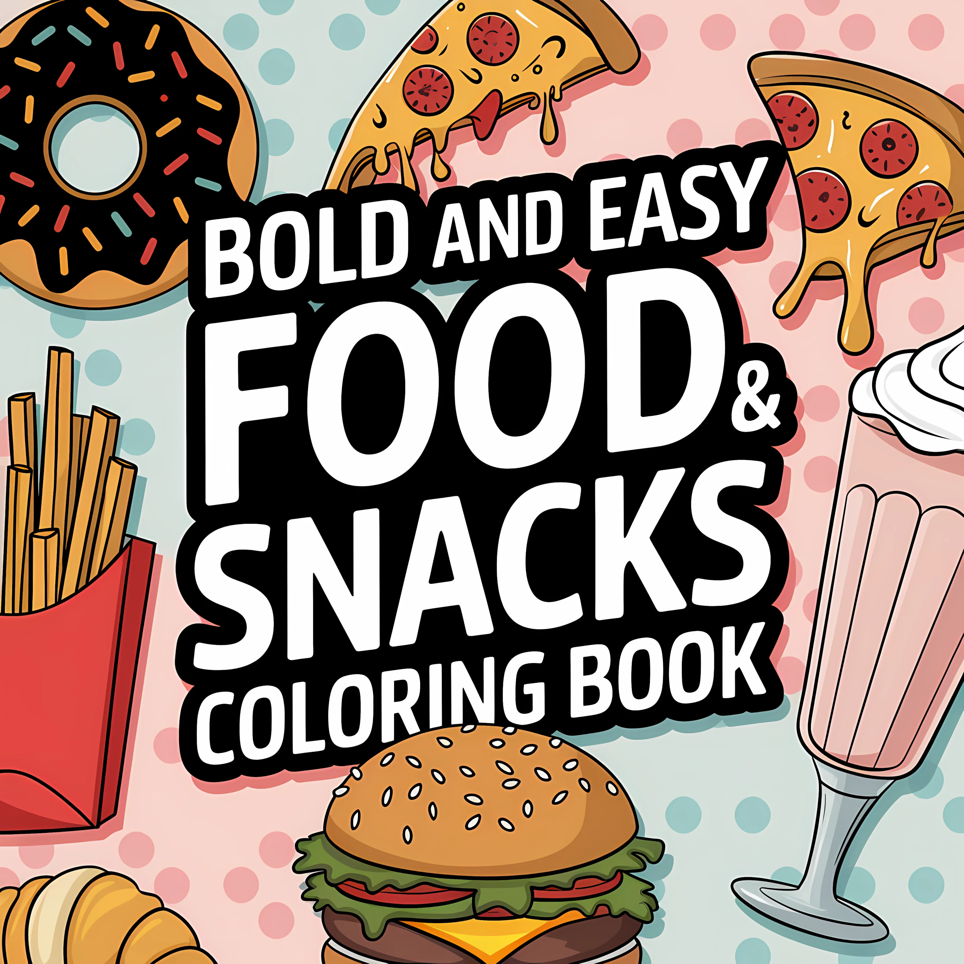 Livre de coloriage pour adulte - Food And Snacks Coloring Book avis et prix
