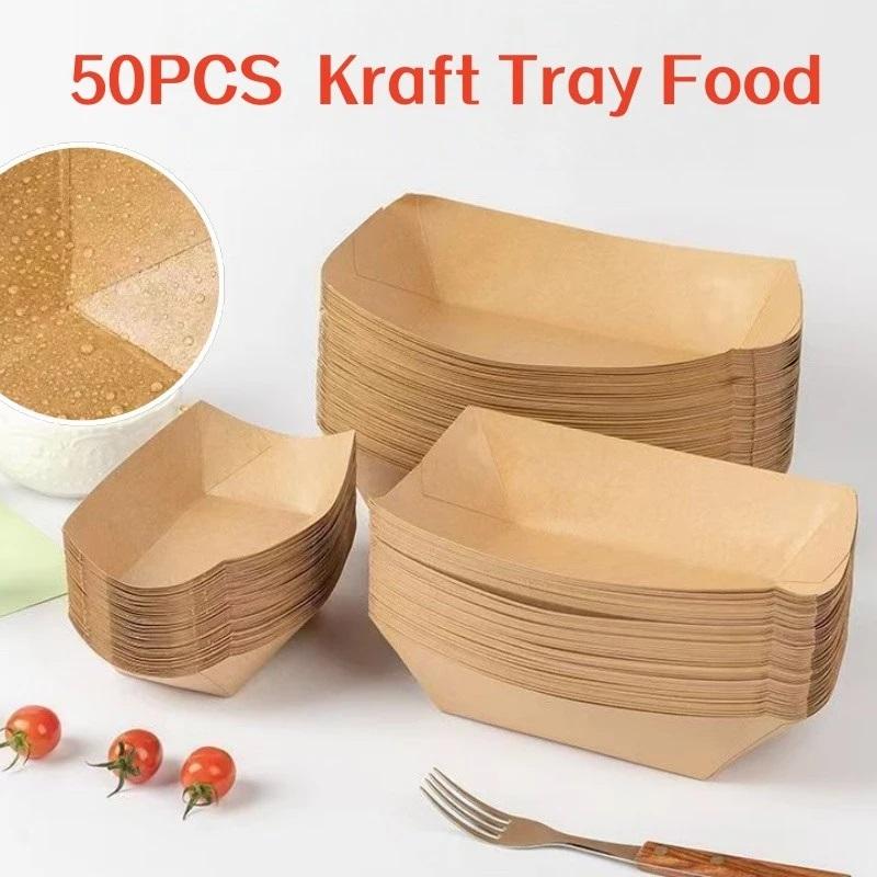 Barquettes jetables en papier  - Food Snacks Restaurant avis et prix