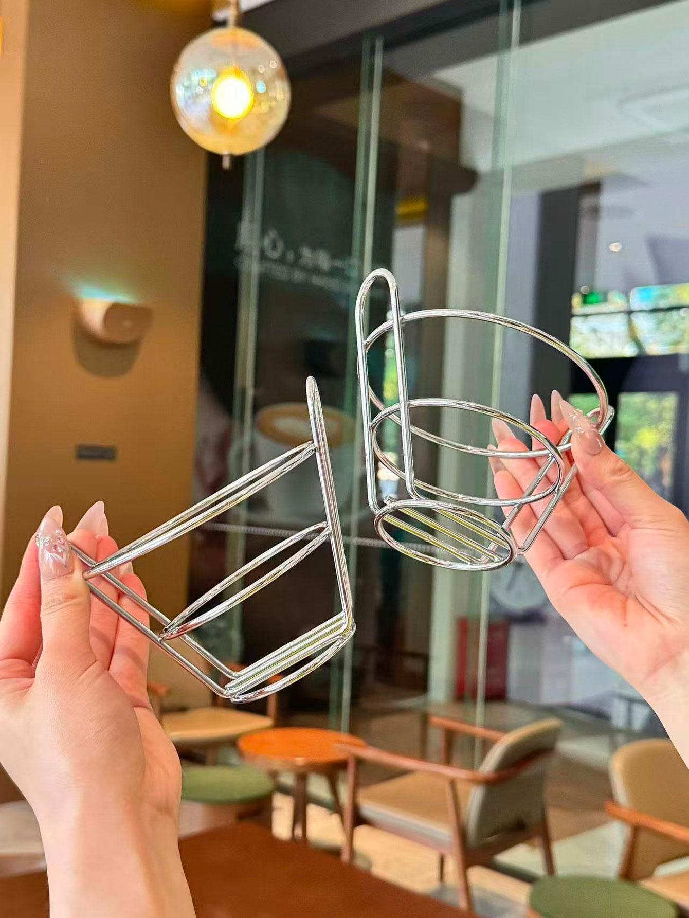 Panier à collation en fer forg - Food Snacks Restaurant avis et prix