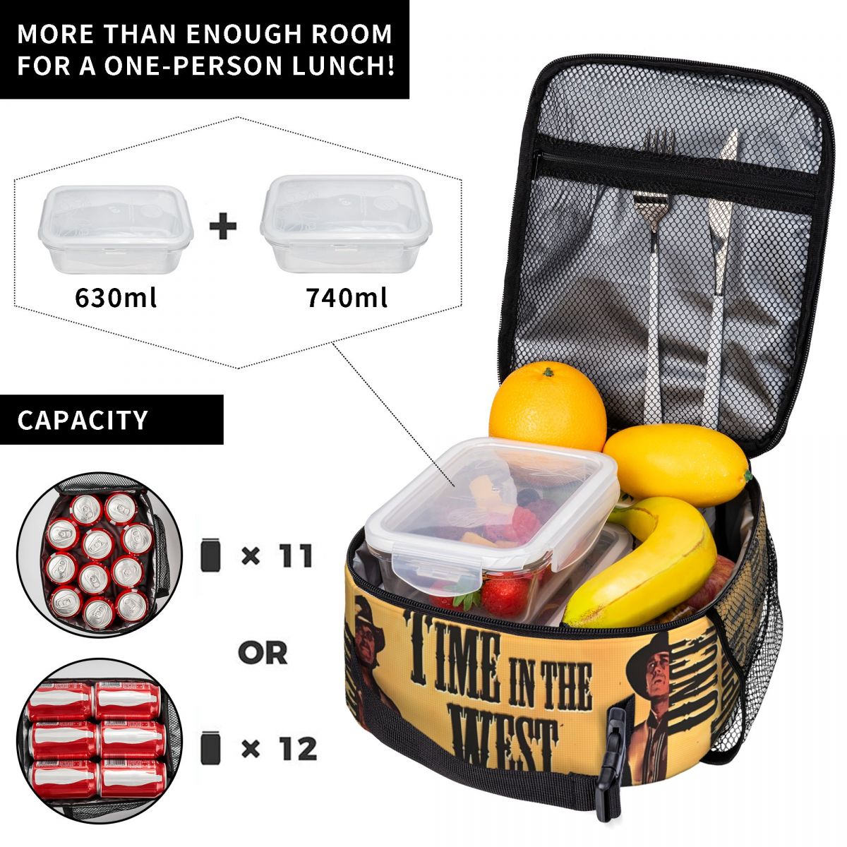 Sac à déjeuner isotherme léger - Food Snacks For Hiking avis et prix