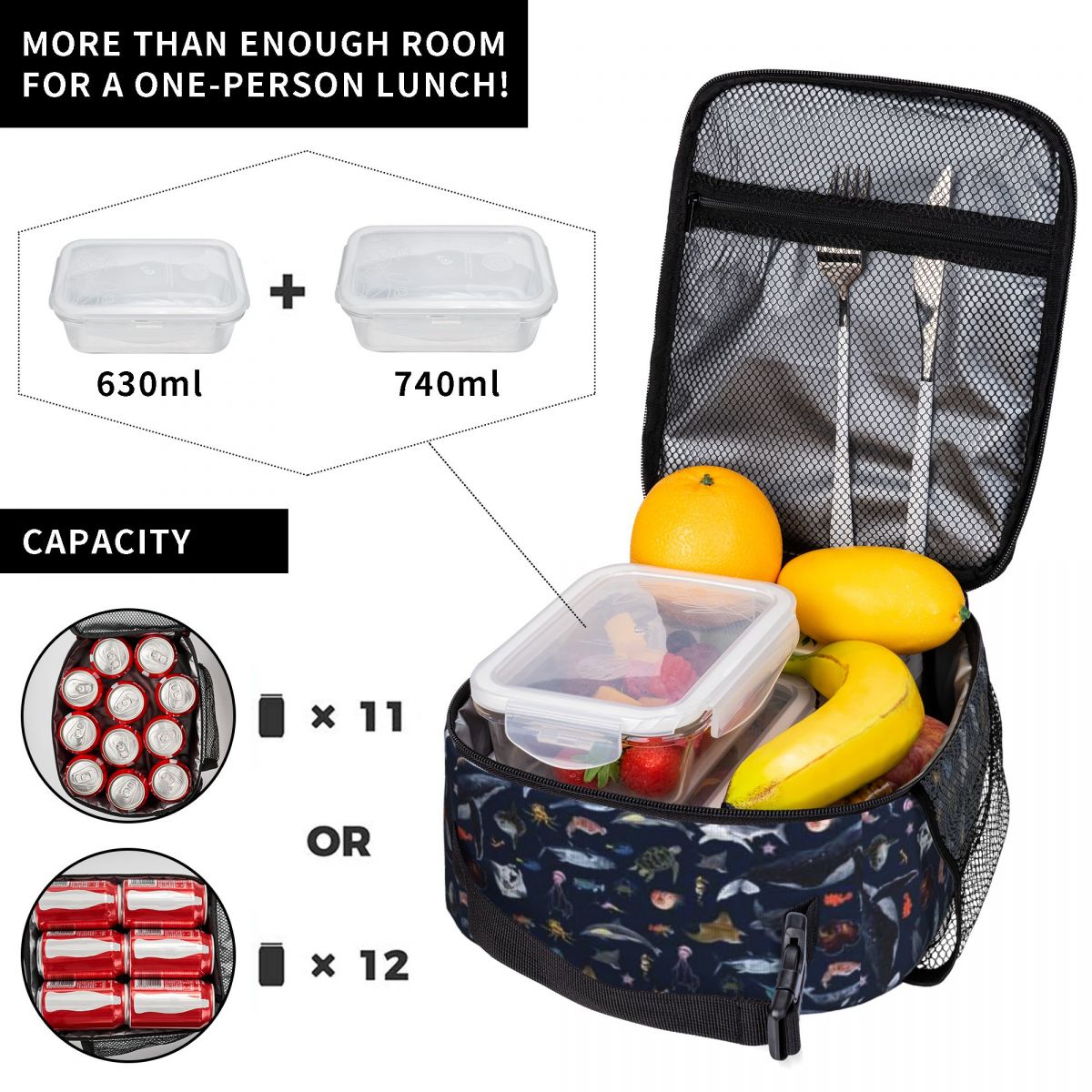 Sac à déjeuner isotherme en to - Food Snacks For Hiking avis et prix