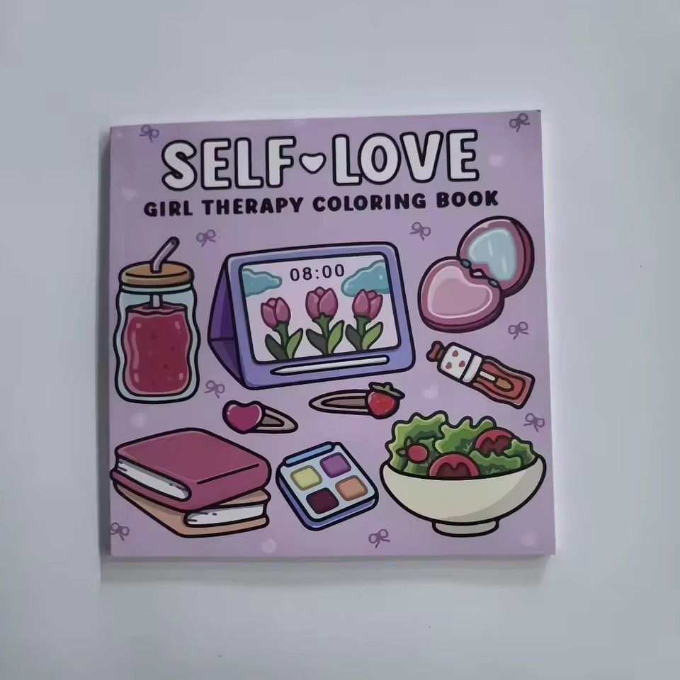 Livre de coloriage Self Love p - Food And Snacks Coloring Book avis et prix