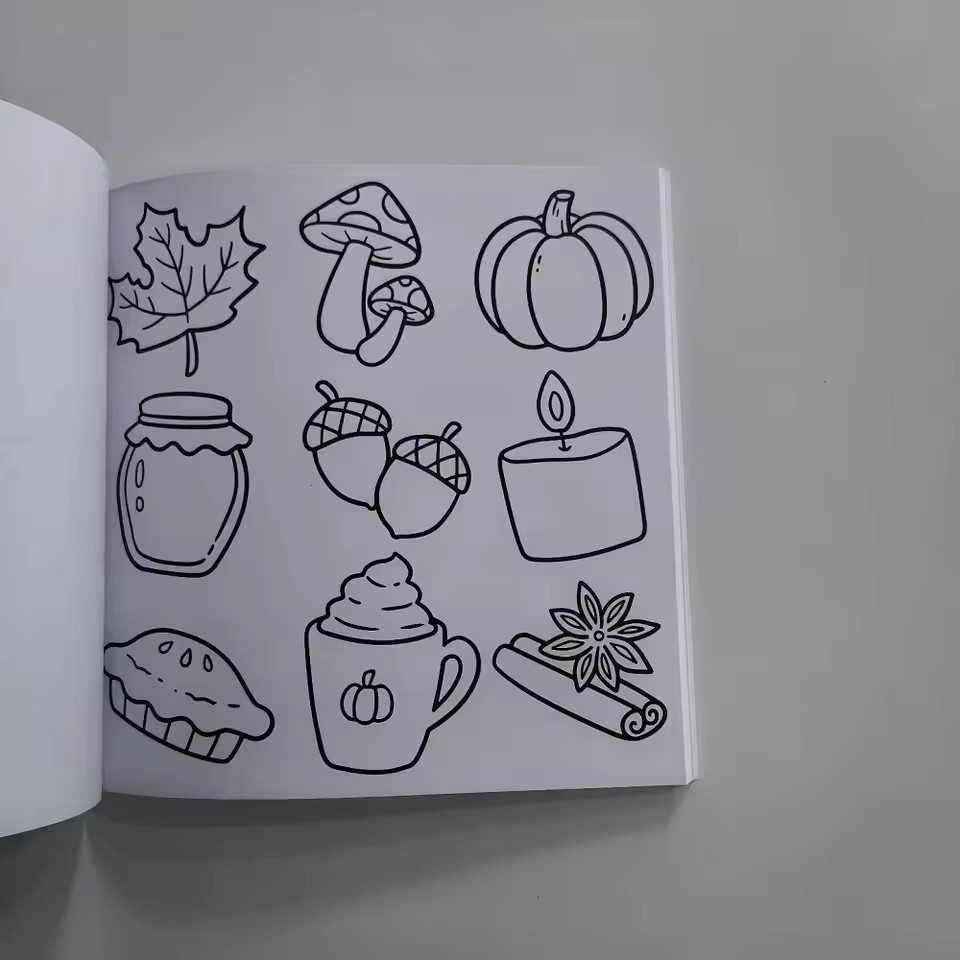 Livre de coloriage Self Love p - Food And Snacks Coloring Book avis et prix
