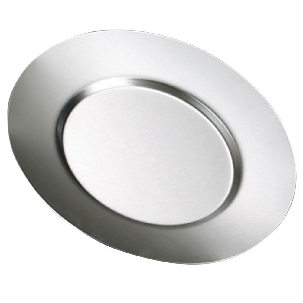 Assiette Ronde en Acier Inoxyd - Food Snacks For Camping avis et prix