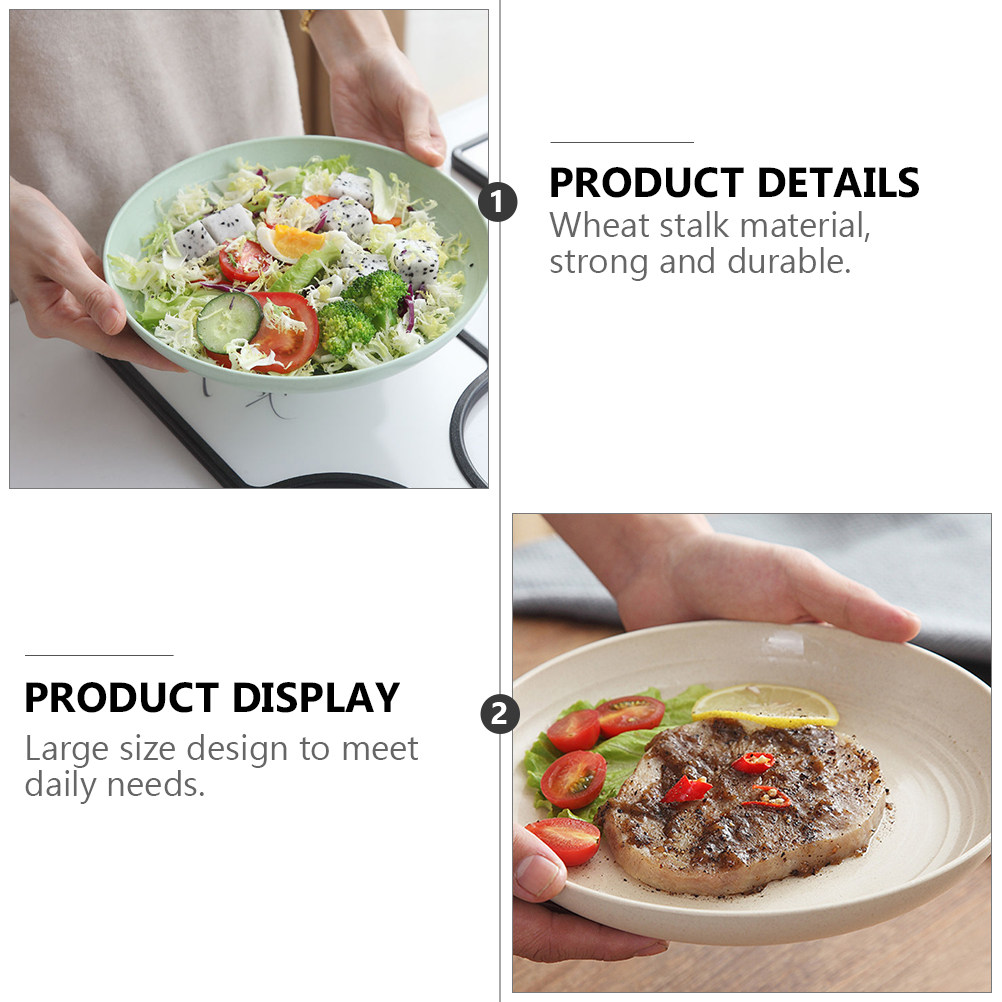 4 pièces d'assiettes en tige d - Food Snacks Restaurant avis et prix