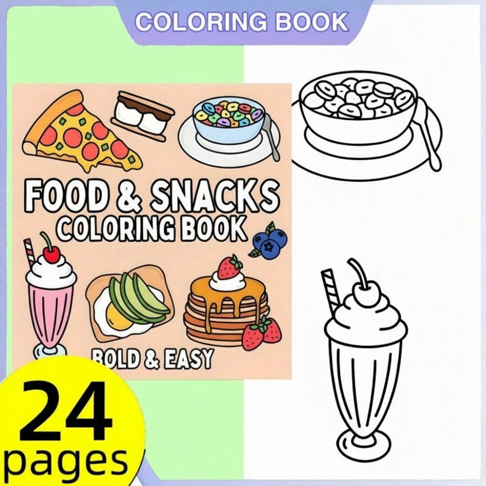 Livre de coloriage sur les ali - Food And Snacks Coloring Pages avis et prix